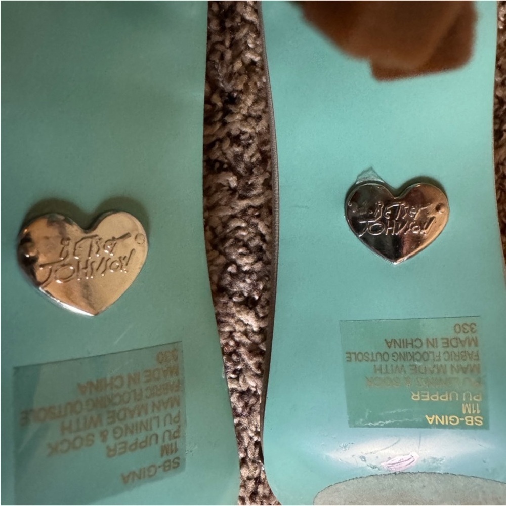 Blue by Betsey Johnson Gina Silver rhinestone Embellished Heels Size 11 - Picture 12 of 14